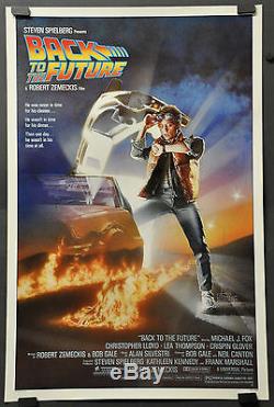 Back To The Future 27x41 1-sht Rolled Original 1985 Movie Poster Michael J. Fox