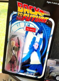 Back To The Future Clock Doc Brown Hanging On Clock