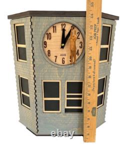 Back To The Future Clock Doc Brown Hanging On Clock