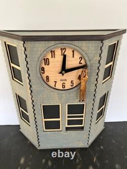 Back To The Future Clock Doc Brown Hanging On Clock