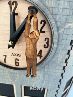 Back To The Future Clock Doc Brown Hanging On Clock