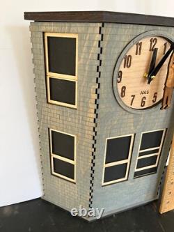 Back To The Future Clock Doc Brown Hanging On Clock