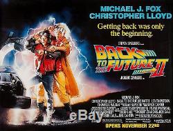 Back To The Future II (1989) Original Subway Movie Poster 46 X 60 Rolled