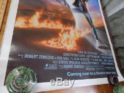 Back To The Future, Original 1 Sheet Movie Poster, 41 x 27 VG Rolled