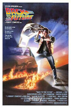 Back to the Future (1985) Movie Poster, Original, SS, Unused, NM/M, Rolled