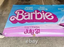 Barbie The Movie Promotional Street Poster Very Rare Chanel Original Merchandise