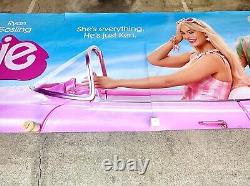 Barbie The Movie Promotional Street Poster Very Rare Chanel Original Merchandise