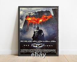 Batman The Dark Knight 2008 original teaser double-sided movie Poster 27x41