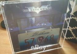 Batman The Dark Knight Original Prop Screen Used Gordons License Plate case RARE