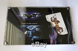 Batman The Dark Knight Screen Used Prop Heath Ledger Joker Card With Frame & COA