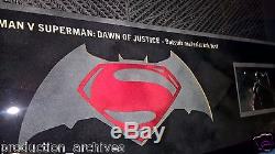 Batman V Superman Dawn Of Justice Original Batsuit Material Ink Test Display