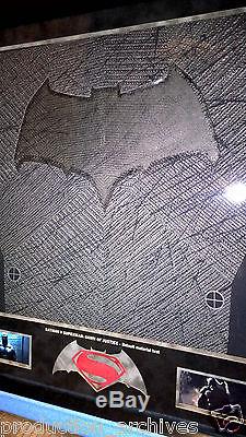 Batman V Superman Dawn Of Justice Original Batsuit Material Test Display