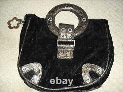Bea Arthur Owned & Worn 80's Black and Gold Guess Bag from Golden Girls Costumer