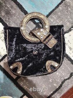Bea Arthur Owned & Worn 80's Black and Gold Guess Bag from Golden Girls Costumer