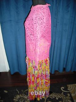 Bea Arthur Owned Worn Pink Top/Skirt Golden Girls Ep Costumer Judy Evans