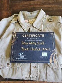 Ben Affleck Pearl Harbor (2001) Original Production Used Army Shirt Movie Prop
