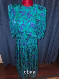 Betty White Owned & Worn 80's Silk Print Adrianna Pappell Golden Girls Costumer