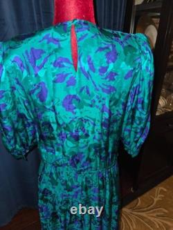 Betty White Owned & Worn 80's Silk Print Adrianna Pappell Golden Girls Costumer