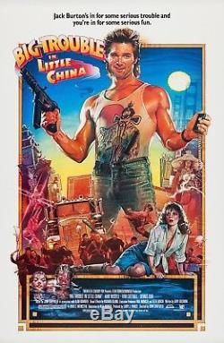 Big Trouble In Little China (1986) Original Movie Poster Rolled Drew Art