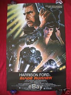 Blade Runner 1982 Original Movie Poster One Sheet Rolled First Nss Run Issue