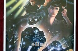 Blade Runner Original Movie Poster 1982 Vintage 1sh Linenbacked Rolled