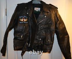 Blown Away Movie Wardrobe 1994 Black Motorcycle Leather Jacket Boston 44 L XL