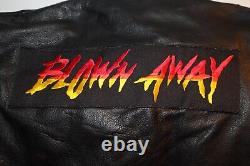 Blown Away Movie Wardrobe 1994 Black Motorcycle Leather Jacket Boston 44 L XL