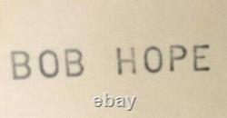 Bob Hope's Orig. Owned & Worn 1963 Uso Issued Bob Hope Xmas Show ID Badge