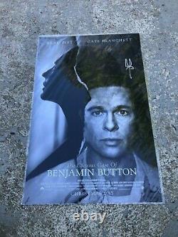 Brad Pitt Autographed Curious Case Of Benjamin Button Movie Poster
