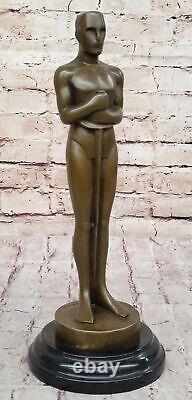 Bronze Oscar Trophy Movie Memorabilia Real Metal Statue Fine Sculpture Sale