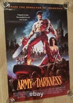 C9 NR MINT ROLLED! ORIGINAL ARMY OF DARKNESS 1992 MOVIE Poster 27X40 CAMPBELL