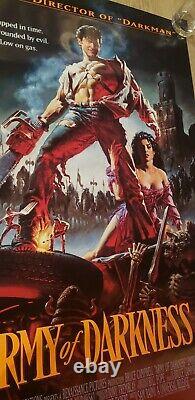 C9 NR MINT ROLLED! ORIGINAL ARMY OF DARKNESS 1992 MOVIE Poster 27X40 CAMPBELL