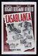 CASABLANCA CineMasterpieces 1942 ORIGINAL ONE SHEET MOVIE POSTER UNRESTORED
