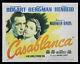 CASABLANCA CineMasterpieces ORIGINAL MOVIE POSTER TITLE LOBBY CARD 1942