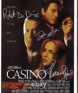 CASINO Signed Movie Poster 11x17 with COA Authentic Memorabilia