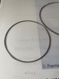 CATE BLANCHETT ORIGINAL'THE SHIPPING NEWS' Thin Silver Color Bangle