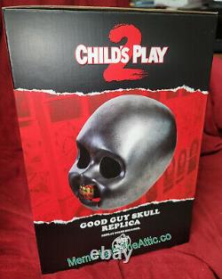 CHILD'S PLAY 2 Movie CHUCKY GOOD GUY'S SKULL PROP Trick Or Treat Studios NEW OH