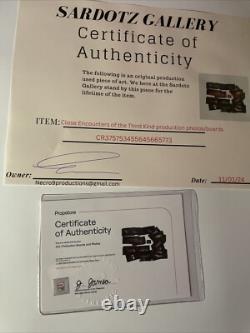 CLOSE ENCOUNTERS OF THE THIRD KIND. Movie Props SPIELBERG photographs Boards