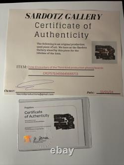 CLOSE ENCOUNTERS OF THE THIRD KIND. Movie Props SPIELBERG photographs Boards