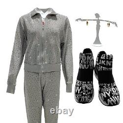 CREED III 3 Selenis Leyva outfit withPolo Rhinestone, DKNY Sneakers & Studio COA