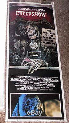 CREEPSHOW orig 1982 ROLLED 14x36 movie poster STEPHEN KING sealed in lamination
