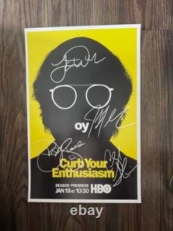 CURB YOUR ENTHUSIASM Signed Movie Poster 11x17 with COA Authentic Memorabilia