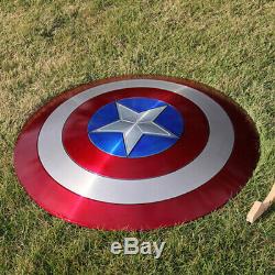 Captain America Metal Shield Made of Aluminum Alloy 11 Scale Cosplay Prop Gifts