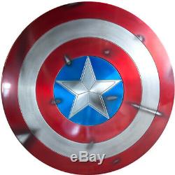 Captain America Metal Shield Made of Aluminum Alloy 11 Scale Cosplay Prop Gifts