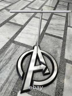 Captain Shield Stand Aluminum & Iron Collectible Display