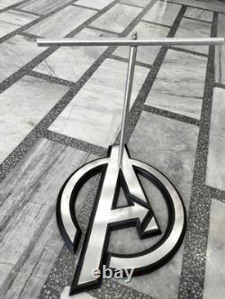 Captain Shield Stand Aluminum & Iron Collectible Display