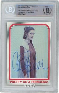 Carrie Fisher Star Wars Trading Card Item#12304683