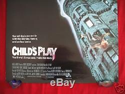 Child's Play 1988 Original Movie Poster 1sh Chucky Good Guys Doll Halloween Nm