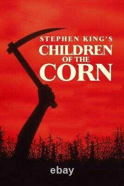 Children Of The Corn 1984 Childs Murder Scene Drawing Original Prop With COA