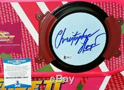 Christopher Lloyd Back To The Future 2 Doc autograph Hoverboard BAS Beckett PSA